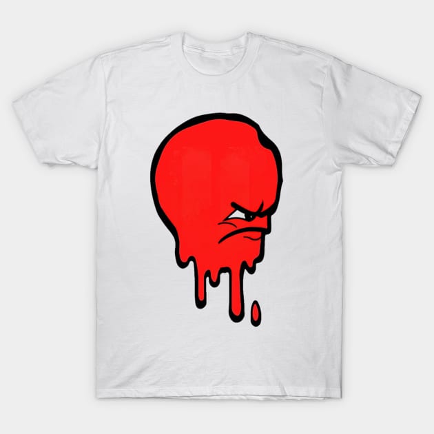 Melting Frown Face T-Shirt by YungBick